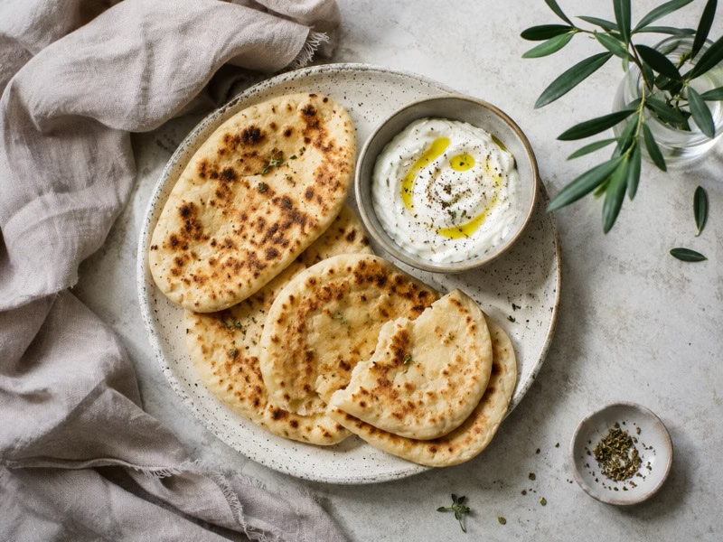 Greek pita breads