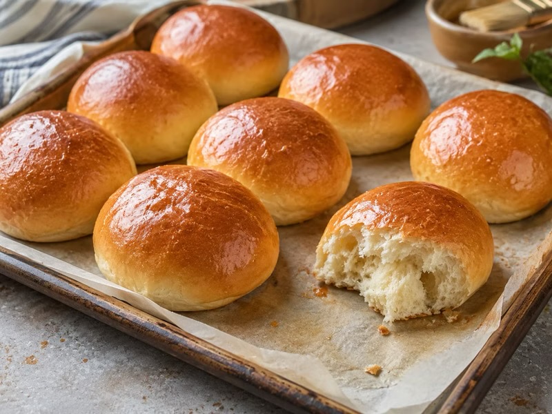 Soft white rolls